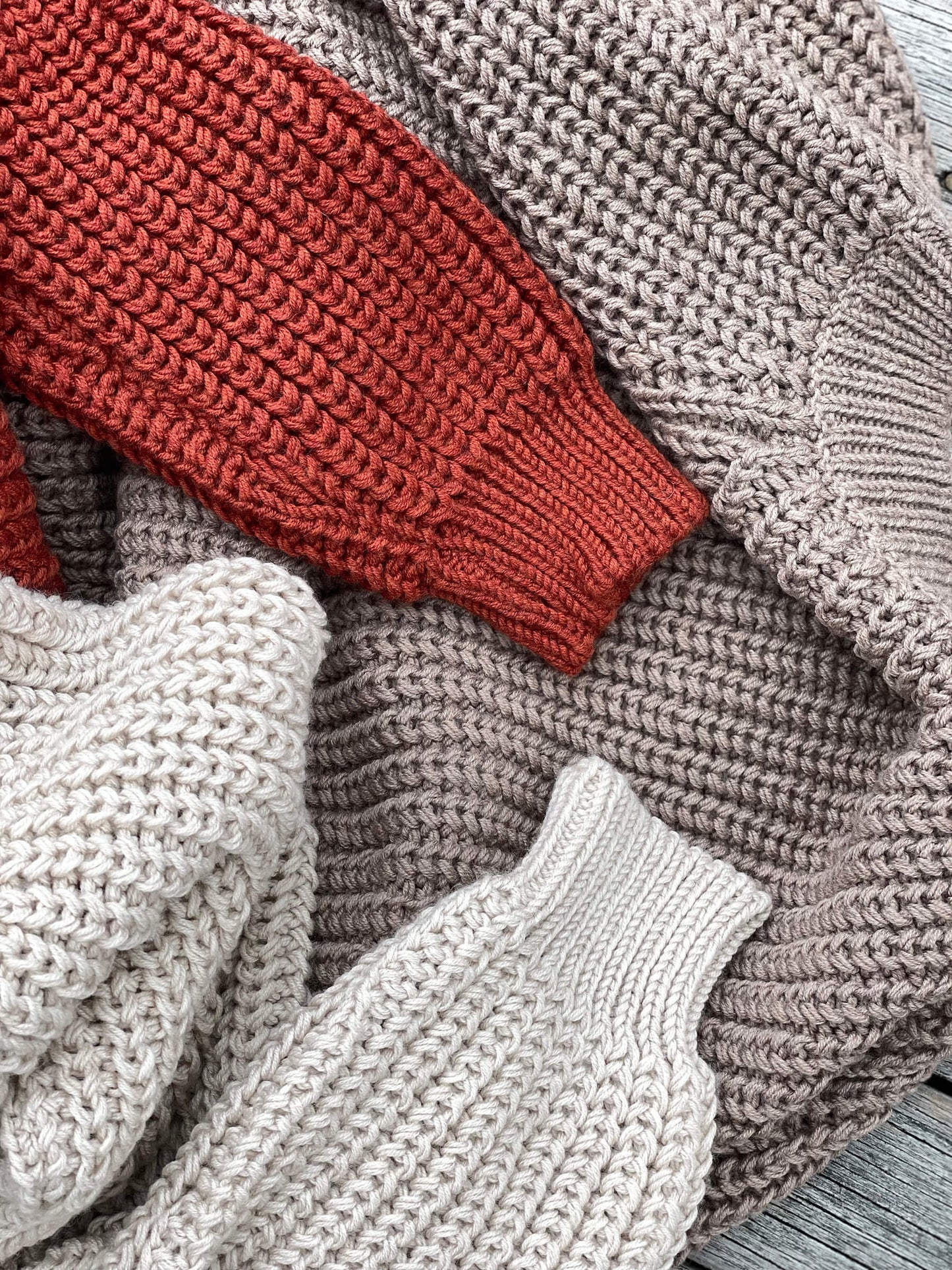 Adult's Fishline Sweater Oatmeal