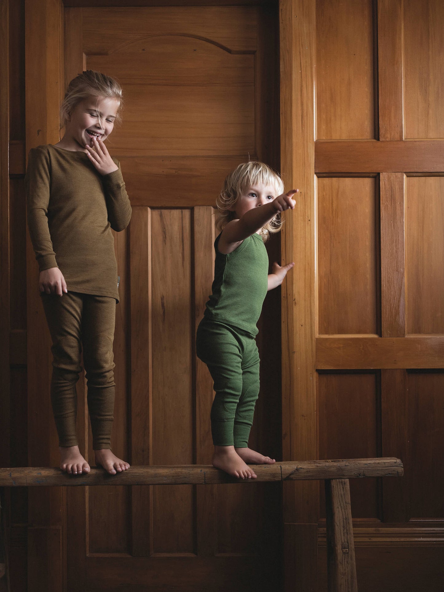 Baby MerinoSilk Leggings Dill