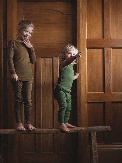 Baby MerinoSilk Leggings Dill