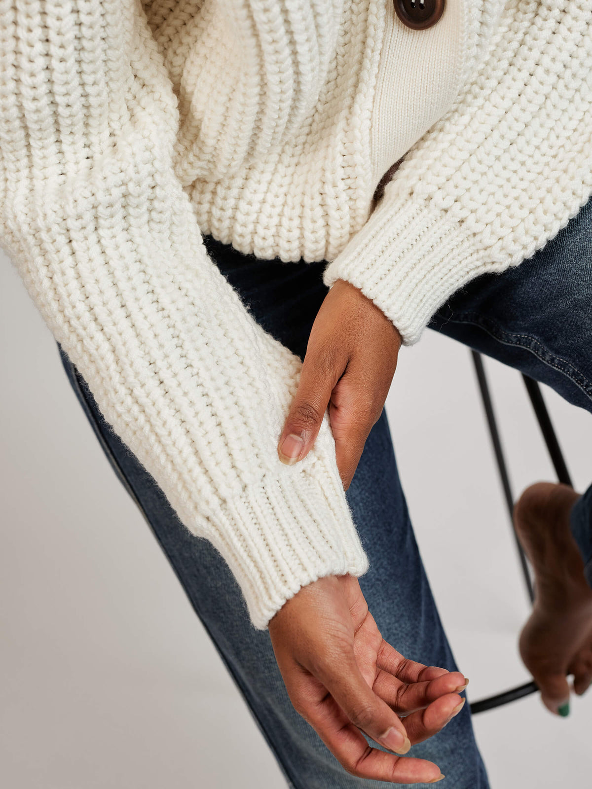 Adult's Bernard Cardigan Natural