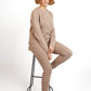 Women's Fat Waffle Crew Stucco