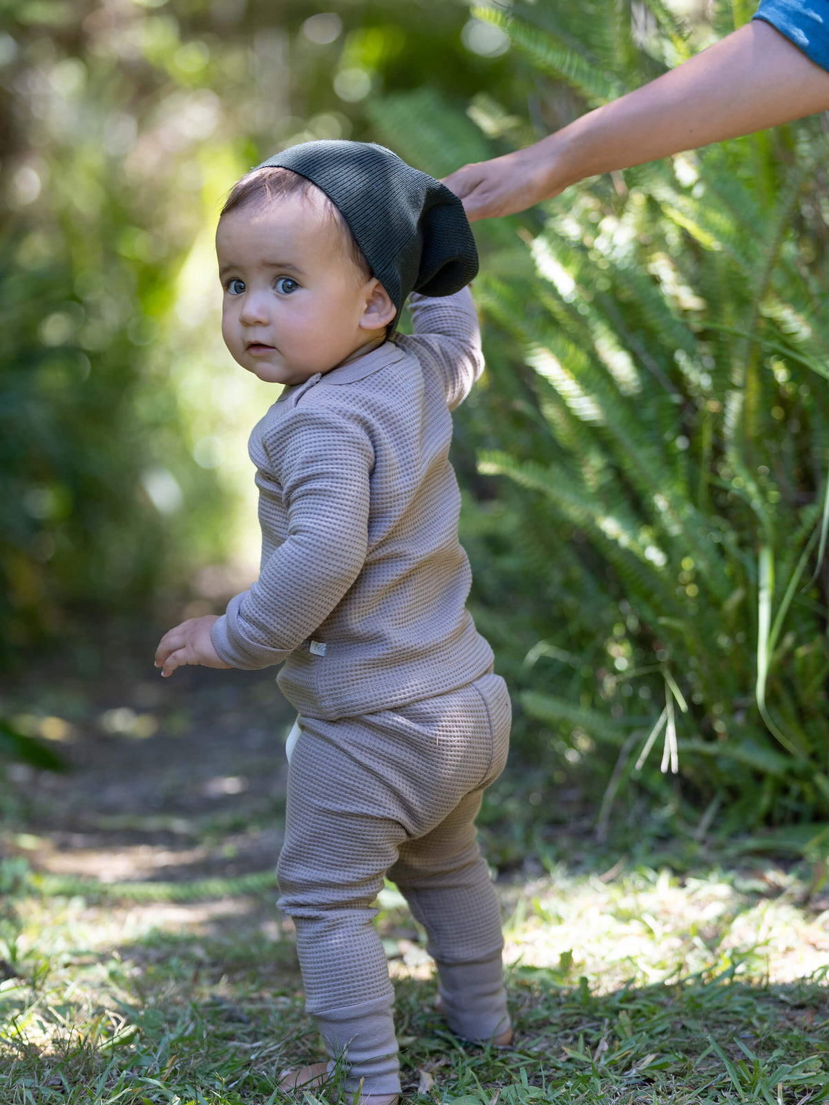 Delaney Beanie Baby Khaki