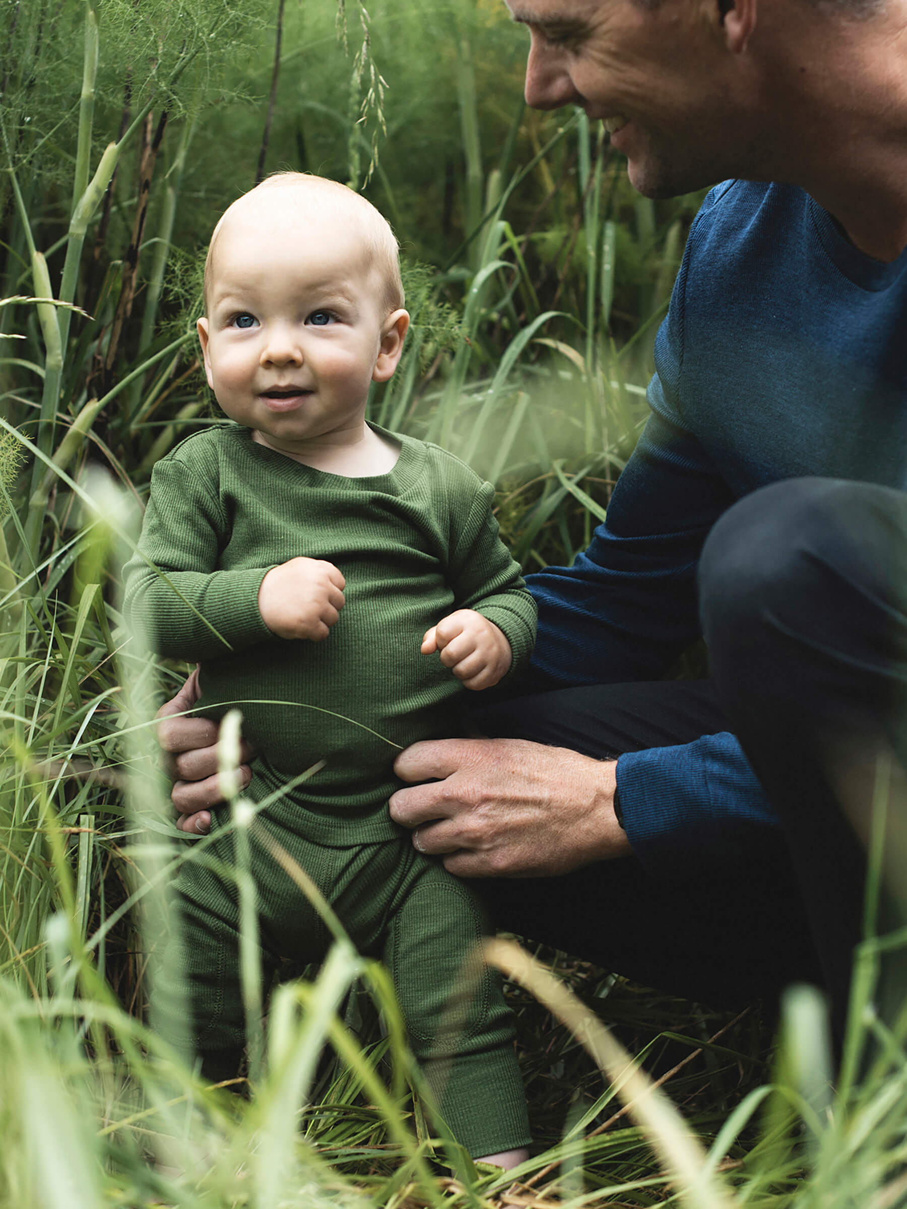 Baby MerinoSilk Leggings Dill
