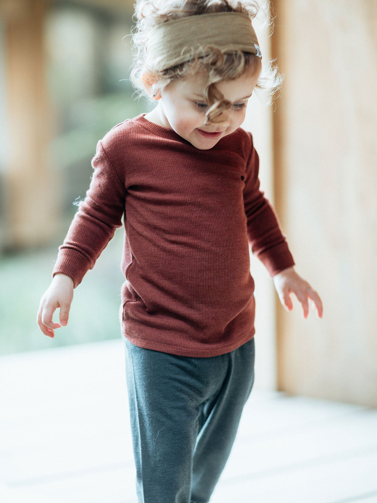 MerinoSilk Infant Smith Leggings Charcoal