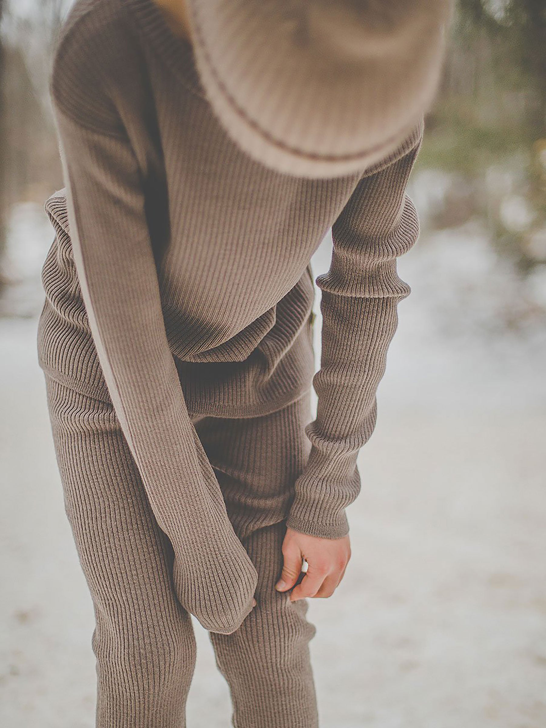 Knit Leggings Stone