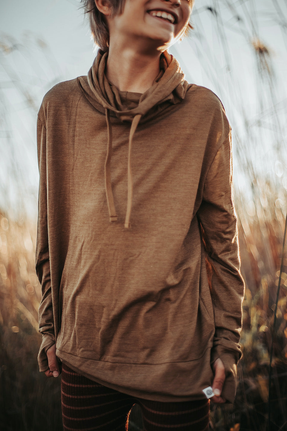 MerinoSilk Pride Hoodie Kelp