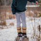 Knit Leggings Silver