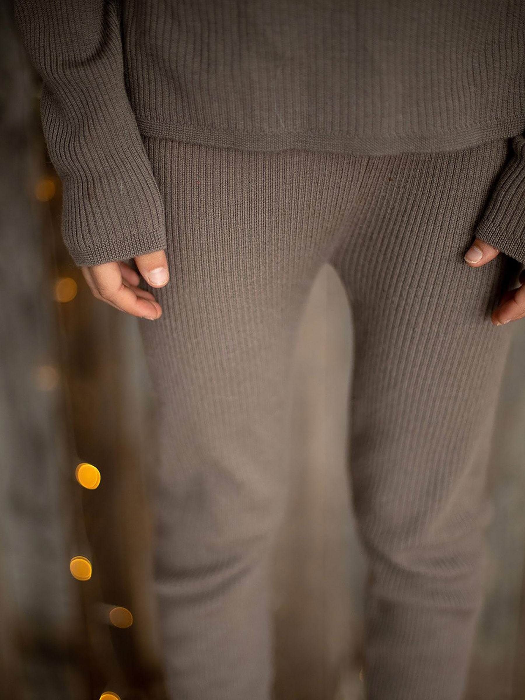 Knit Leggings Stone