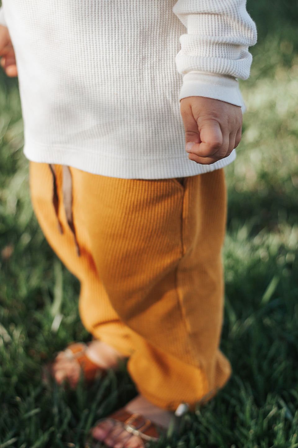 Waffle Baby Lounge Pants Bronze