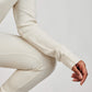 Women's Fat Waffle Crew Bone