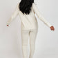 Women's Fat Waffle Crew Bone