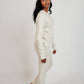 Women's Fat Waffle Crew Bone