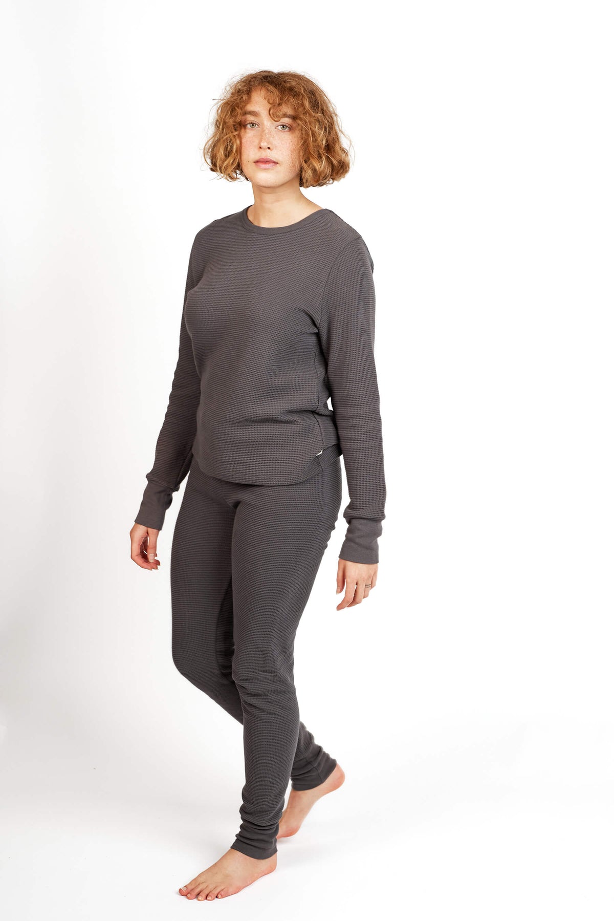 Women's Fat Waffle Leggings Storm