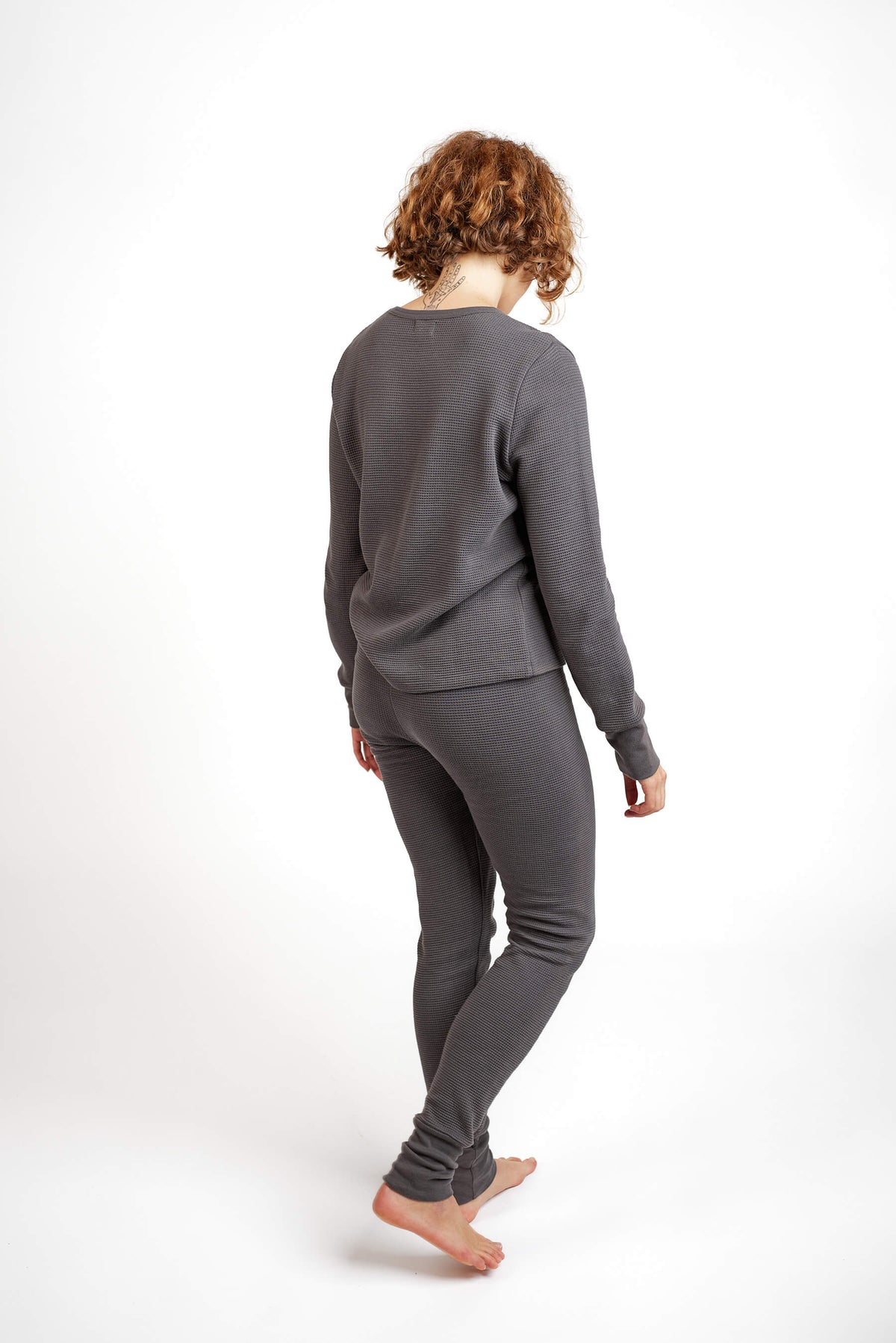 Women's Fat Waffle Leggings Storm