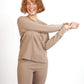 Women's Fat Waffle Leggings Stucco