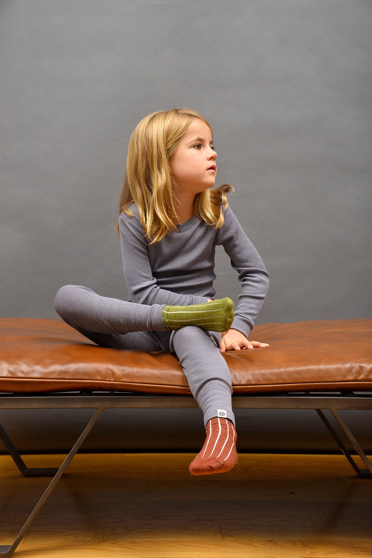 MerinoSilk Child Leggings Storm