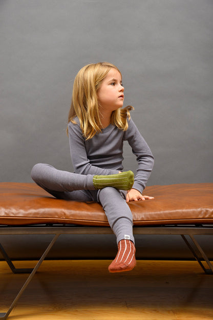 MerinoSilk Child Leggings Storm