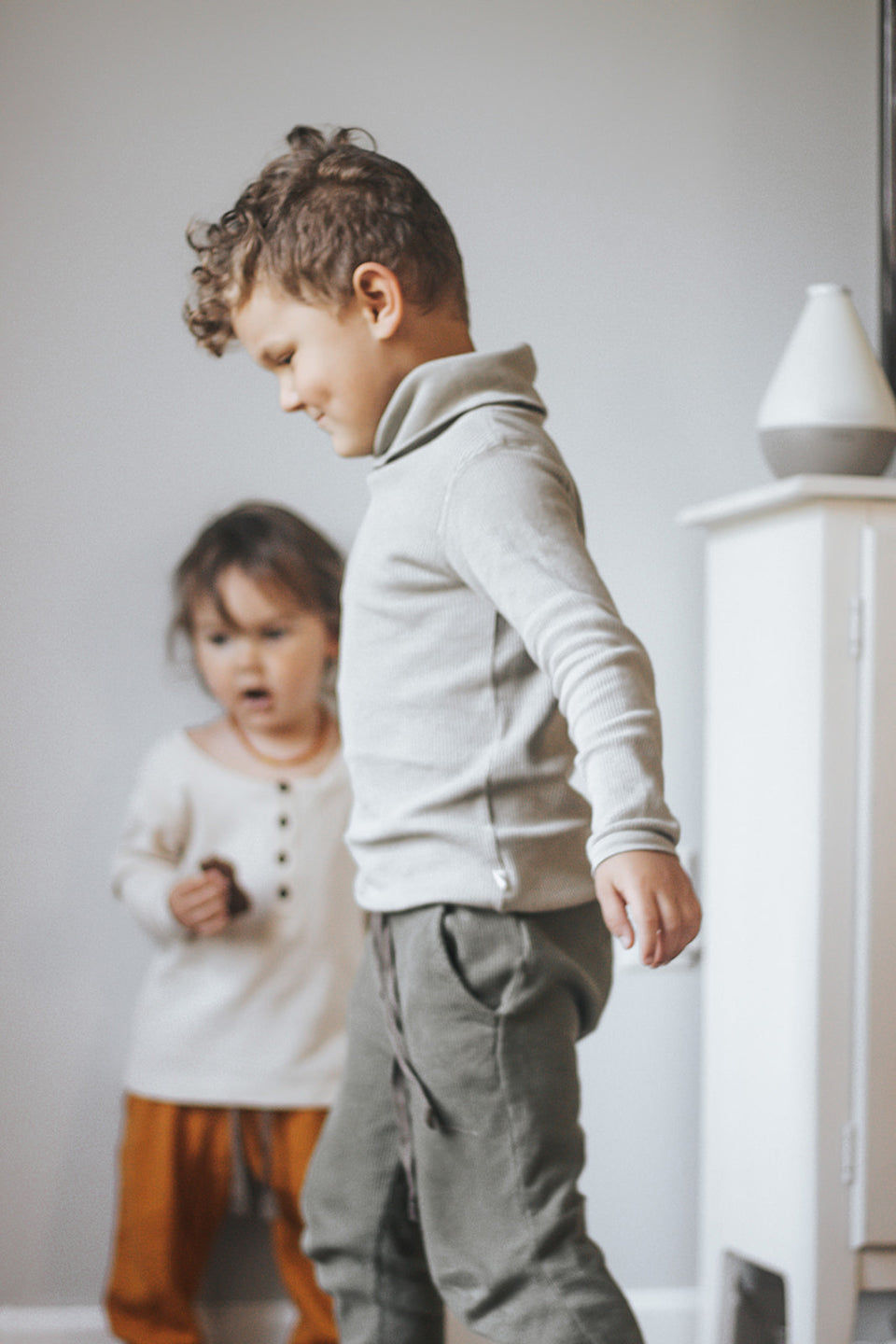 Waffle Baby Lounge Pants Bronze