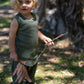 Waffle Baby Singlet Moss