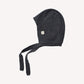 Rib Knit Pilot Cap Charcoal