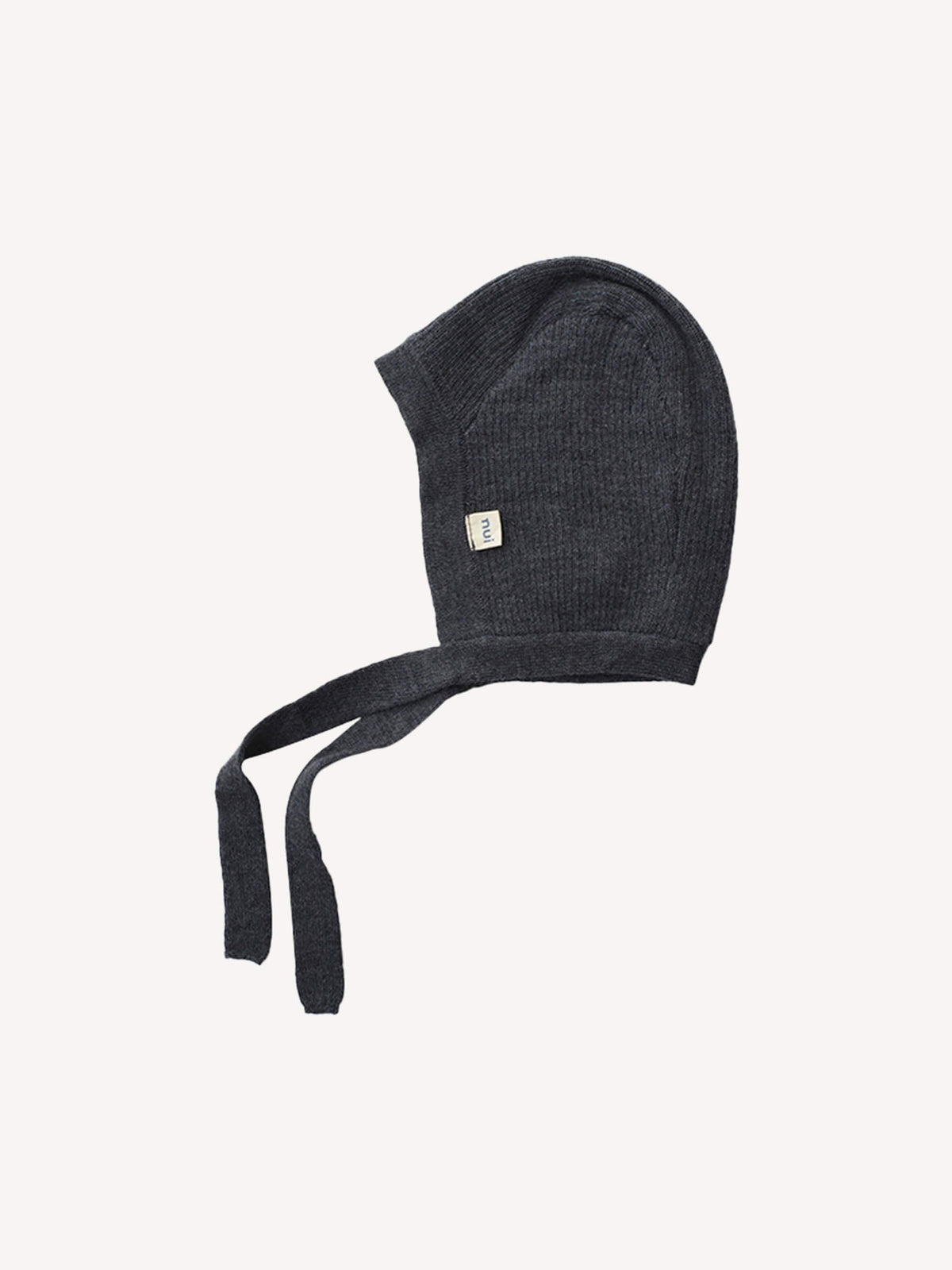 Rib Knit Pilot Cap Charcoal