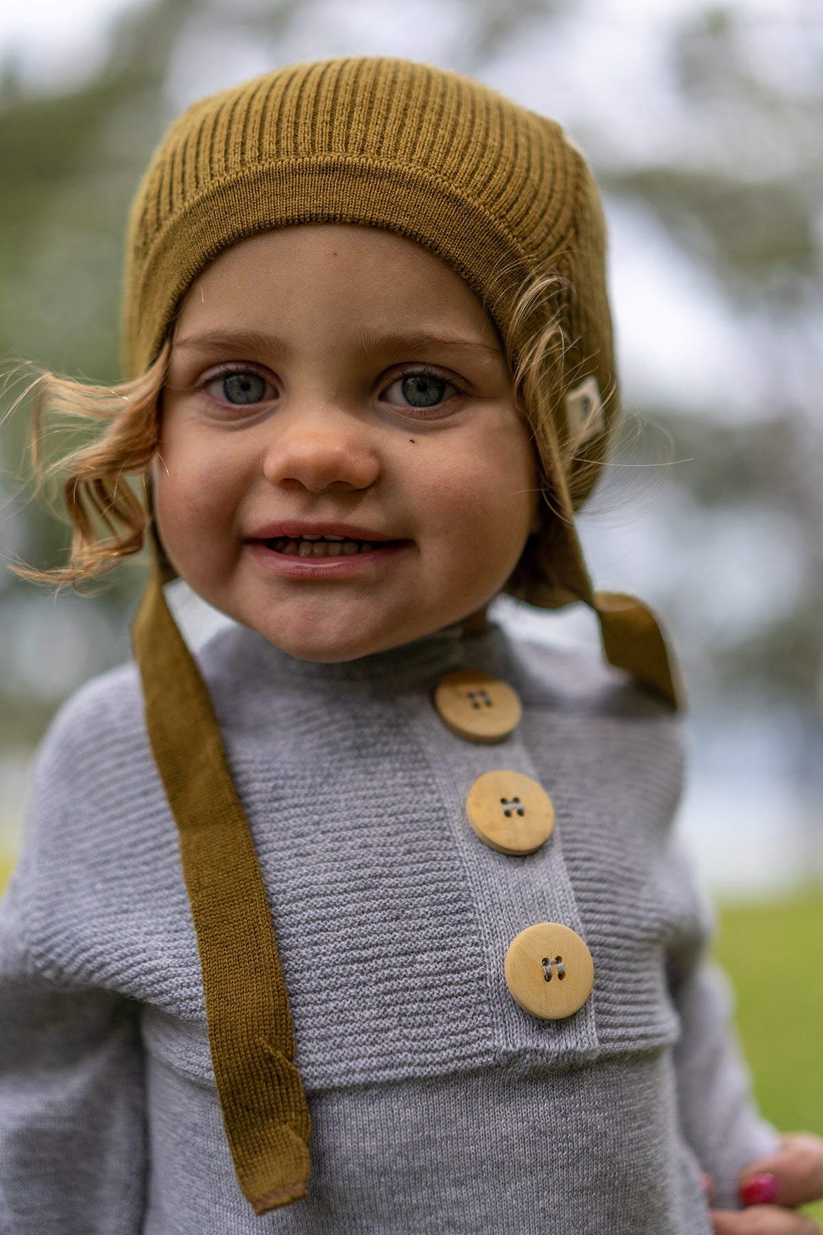 Rib Knit Pilot Cap Kelp