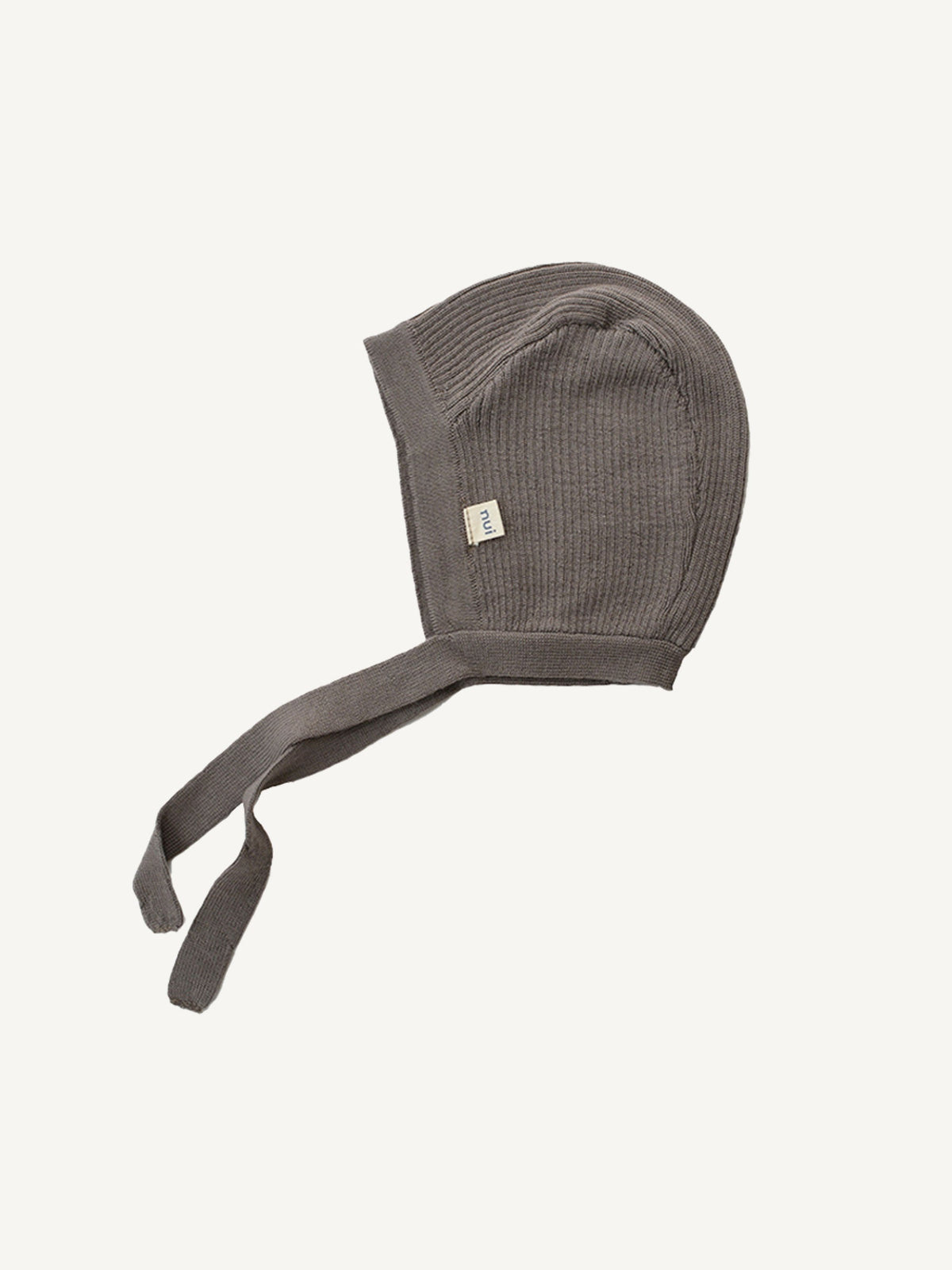 Rib Knit Pilot Cap Stone
