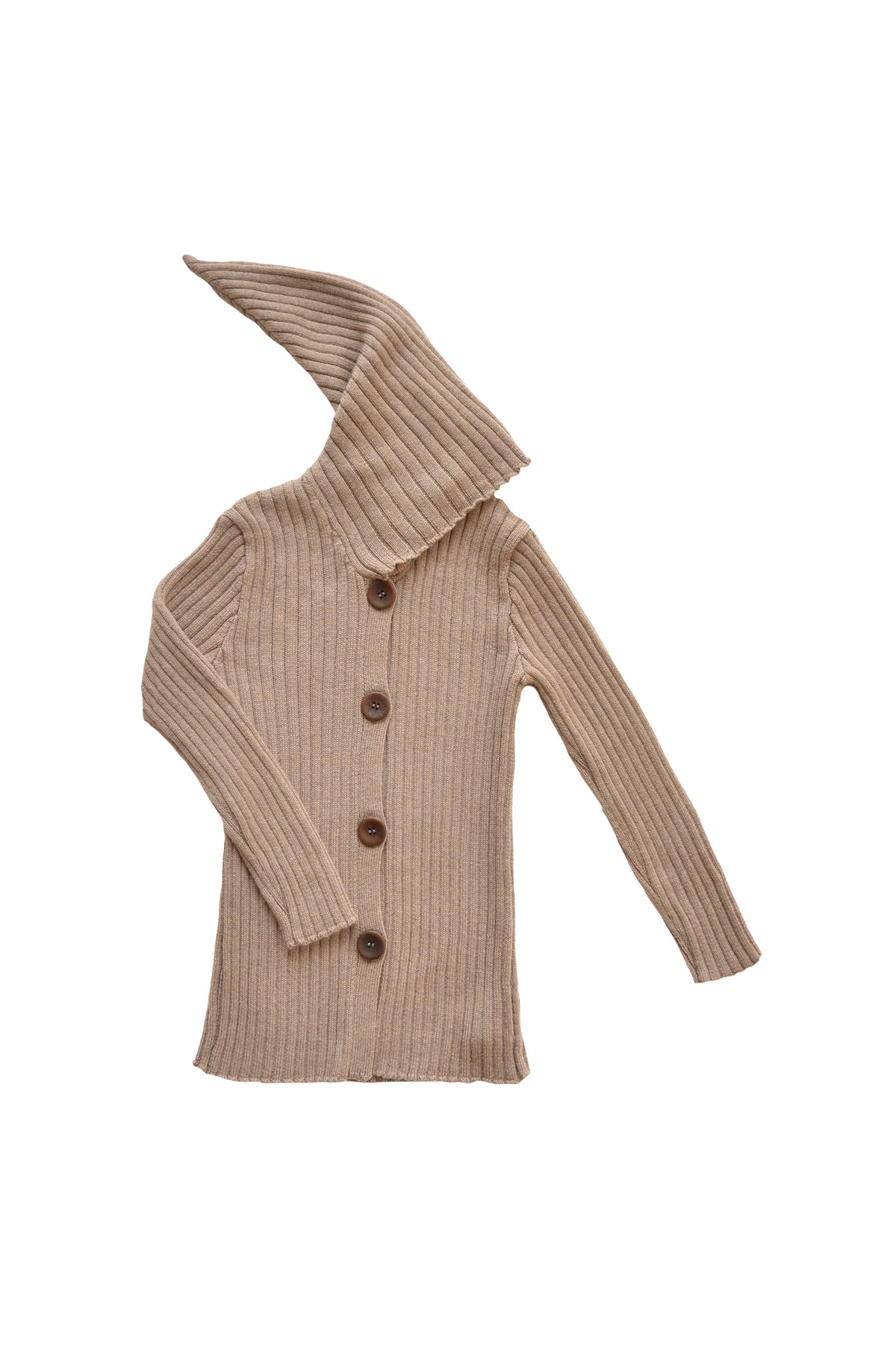 Hooded Jacket Brownish