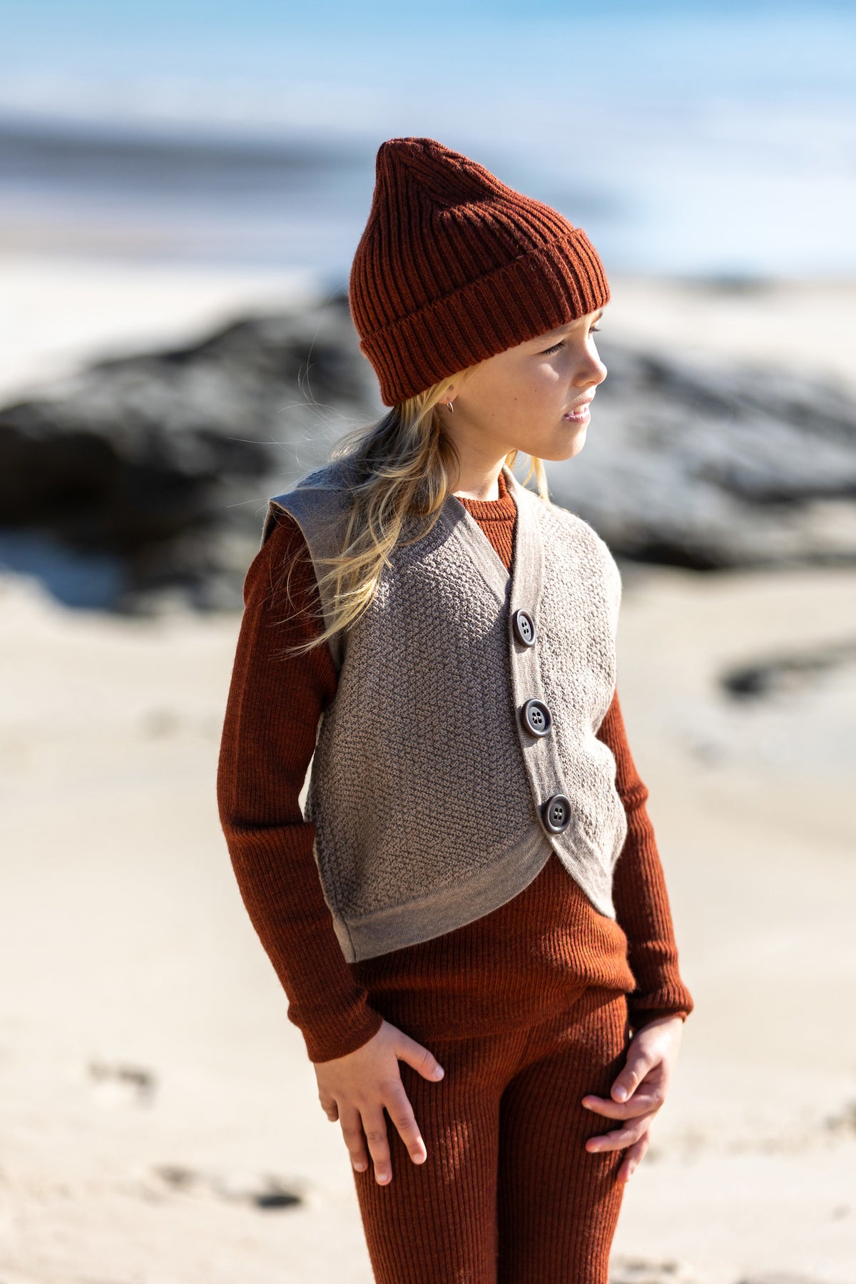 Honey Vest Brownish