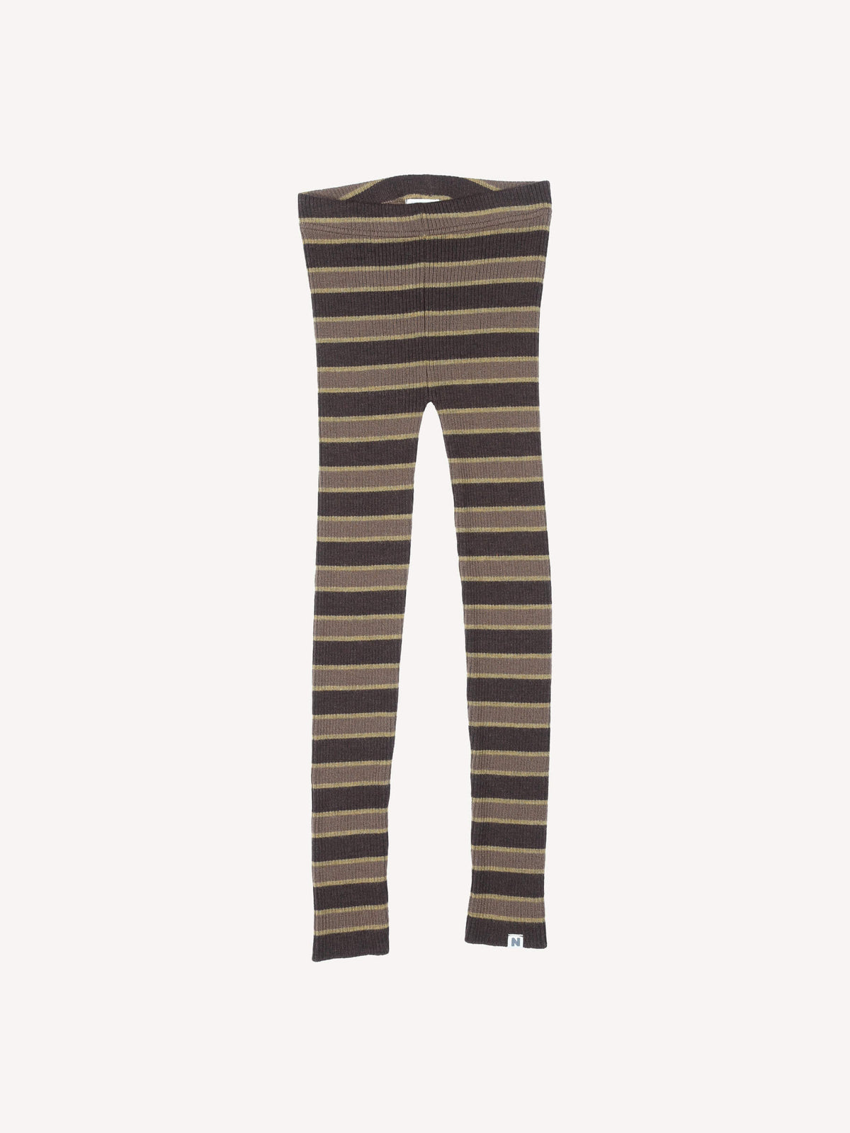 Nui Knit Leggings Cocoa Stripe