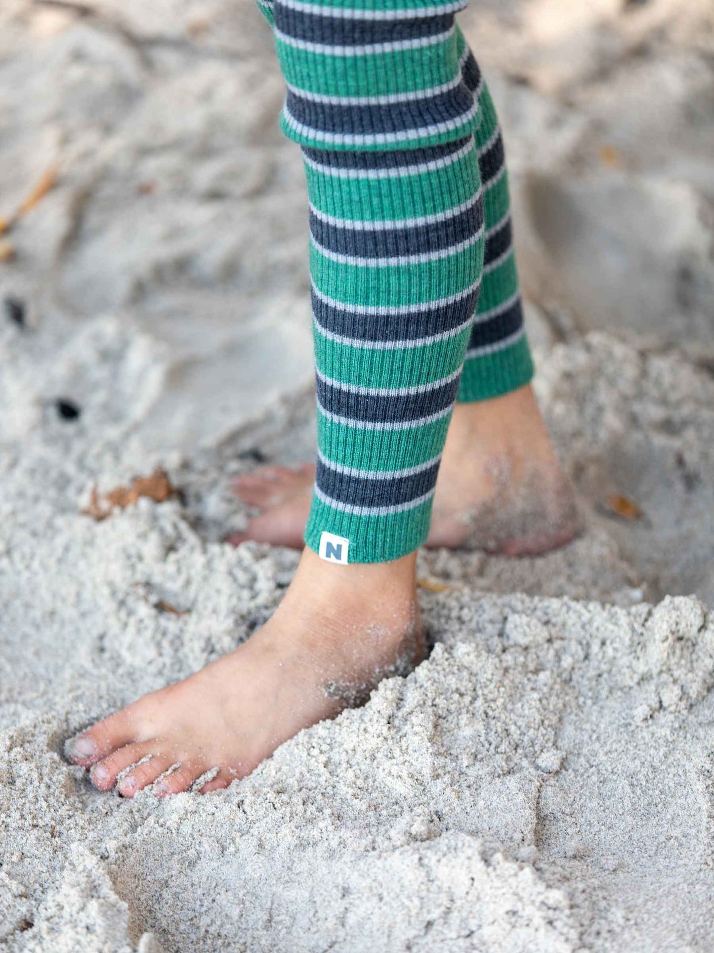 Child Knit Leggings Paddy Stripe