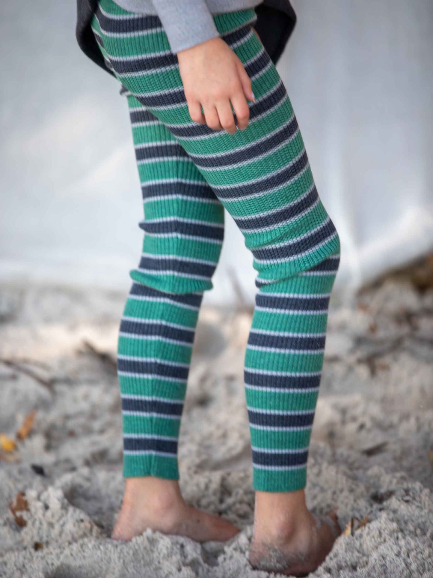 Child Knit Leggings Paddy Stripe