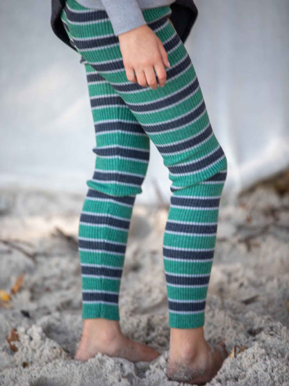 Child Knit Leggings Paddy Stripe