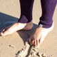 Child Knit Leggings Plum