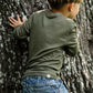 Child Tihoi Merino Crew Moss