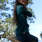 Child Tihoi Merino Crew Deep Sea