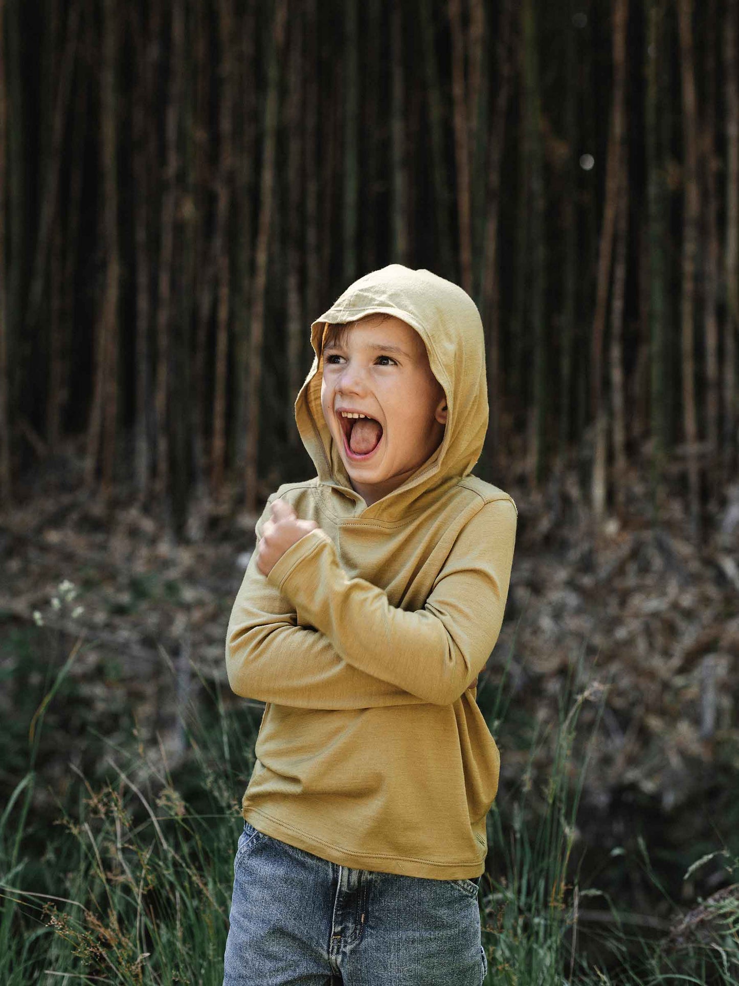 Child Trailhead Merino Hoodie Willow