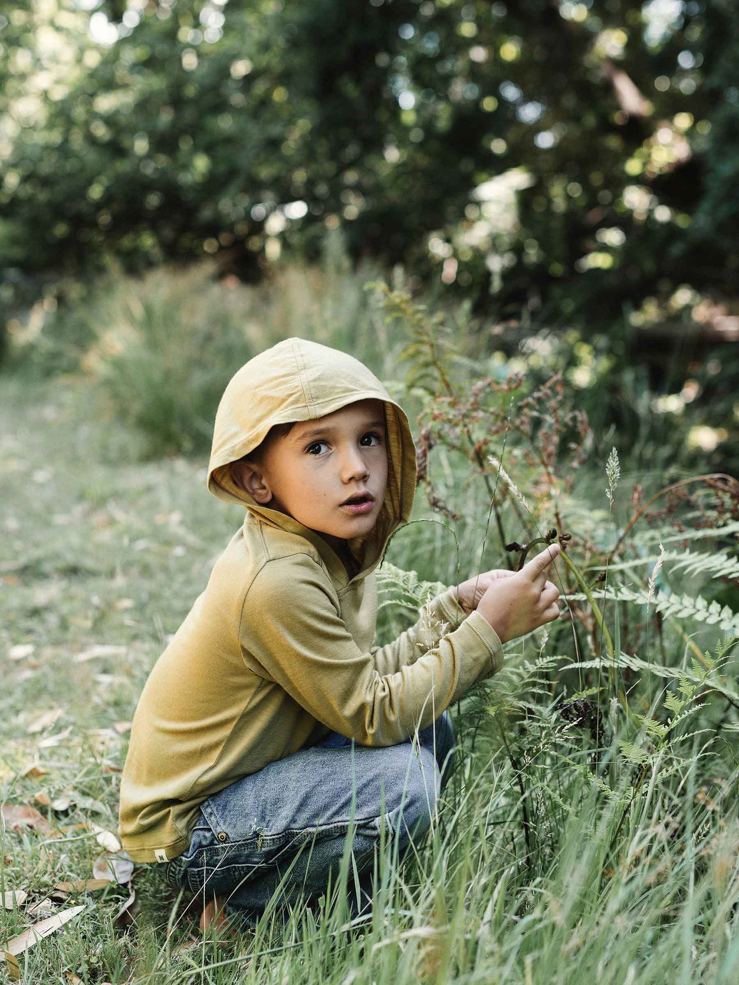 Child Trailhead Merino Hoodie Willow