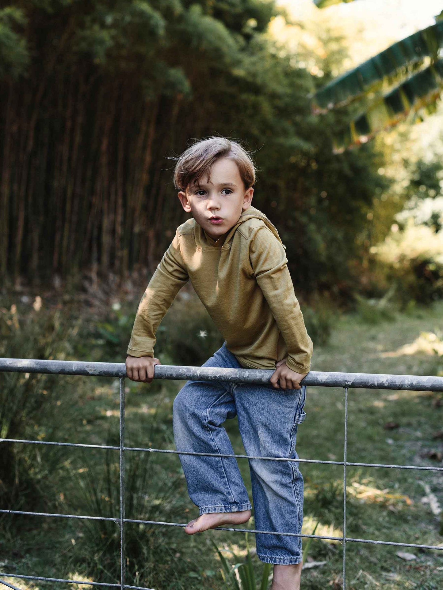 Child Trailhead Merino Hoodie Willow