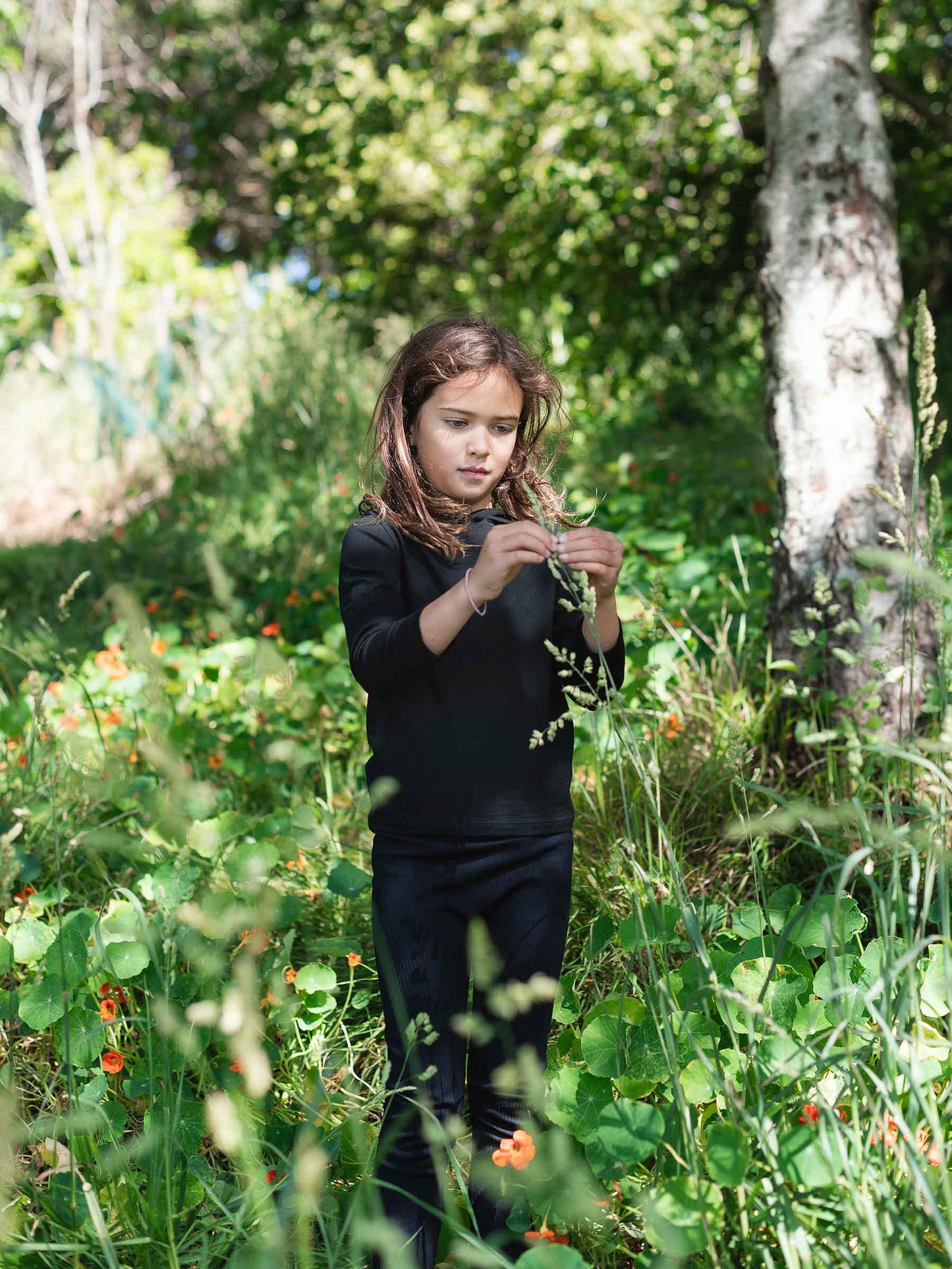 Child Trailhead Merino Hoodie Black