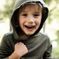 Child Trailhead Merino Hoodie Moss