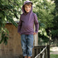 Child Trailhead Merino Hoodie Plum