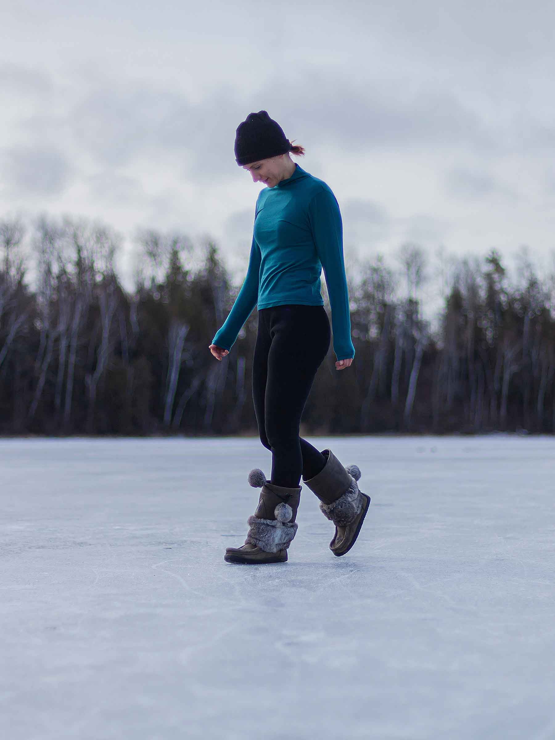 Women's Opua Mockneck Deep Sea