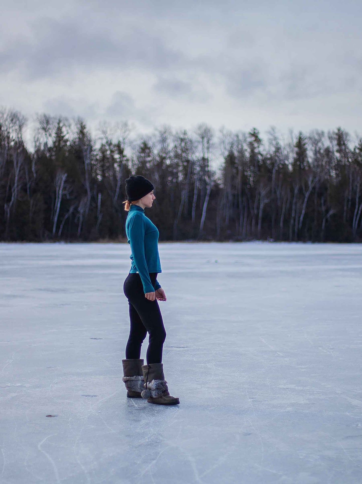 Women's Opua Mockneck Deep Sea