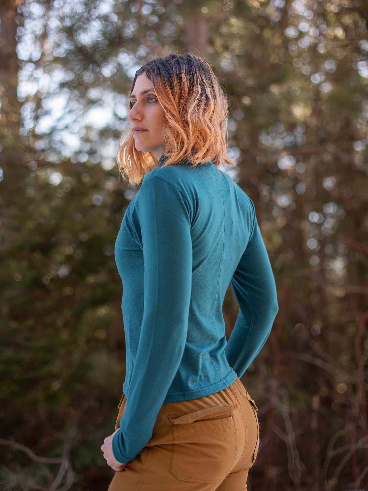 Women's Opua Mockneck Deep Sea