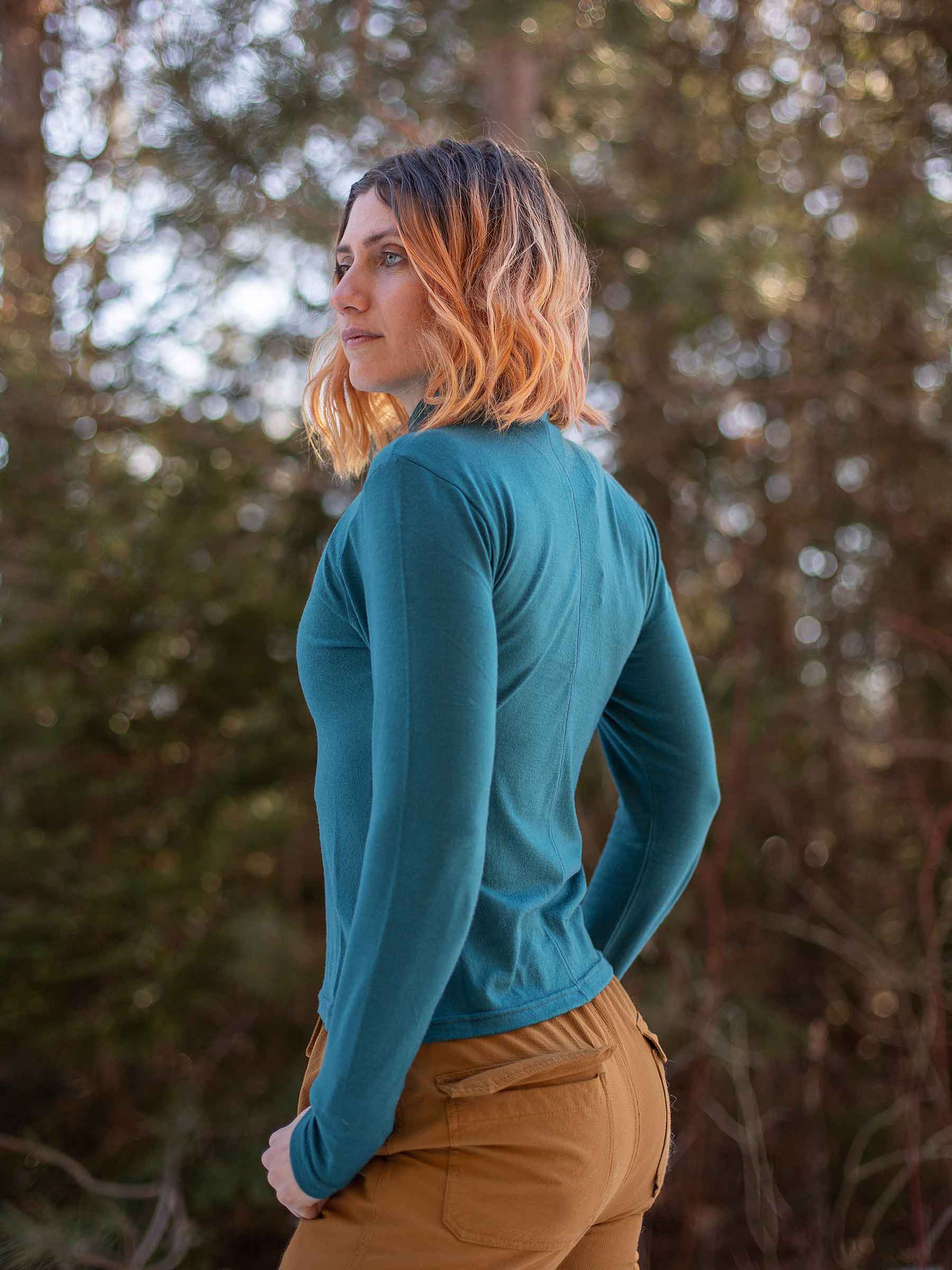 Women's Opua Mockneck Deep Sea