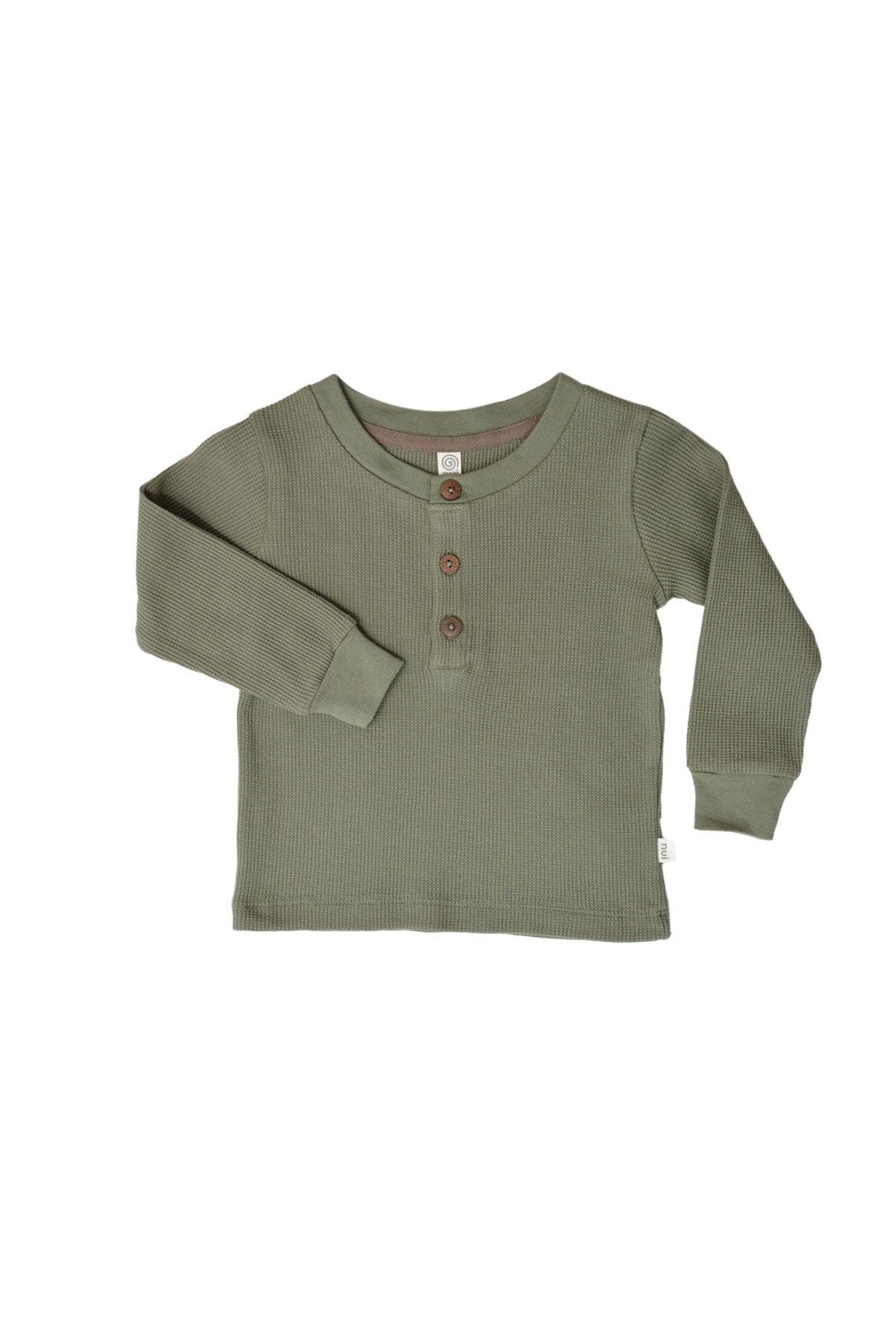 Waffle Baby Henley Moss