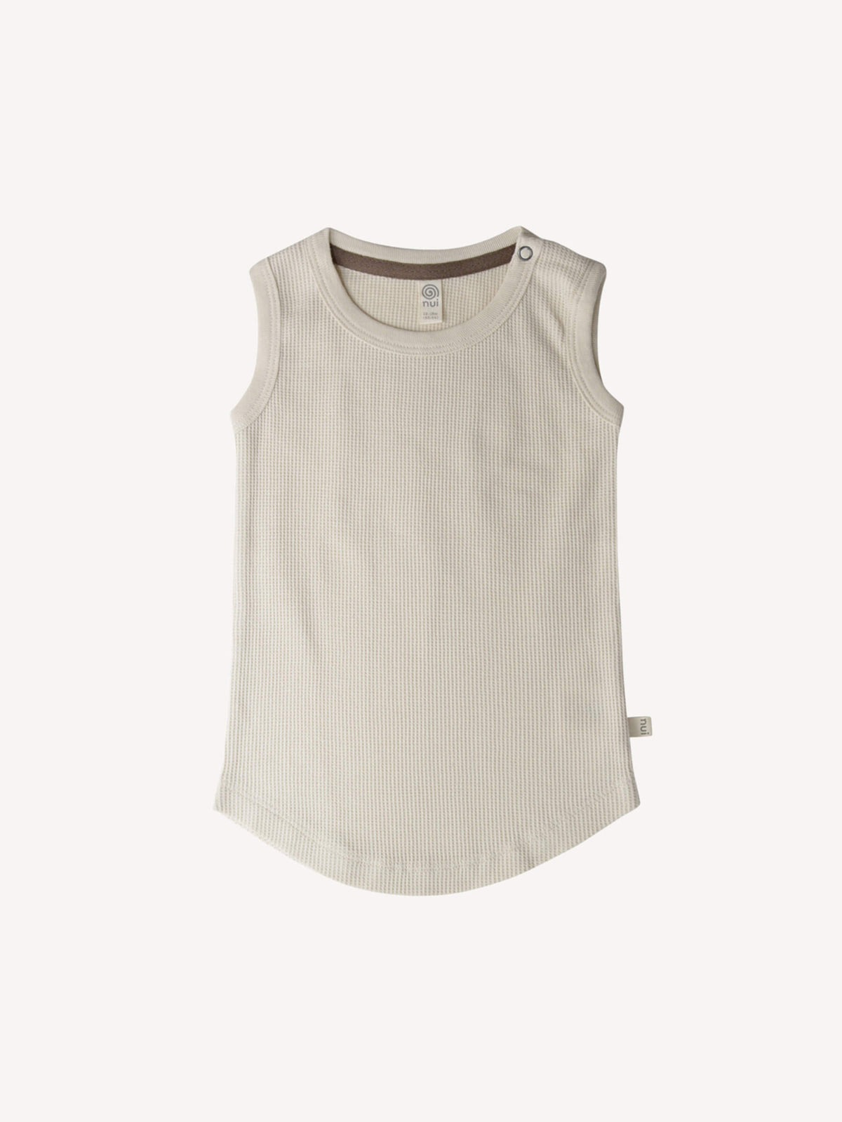 Waffle Baby Singlet Bone