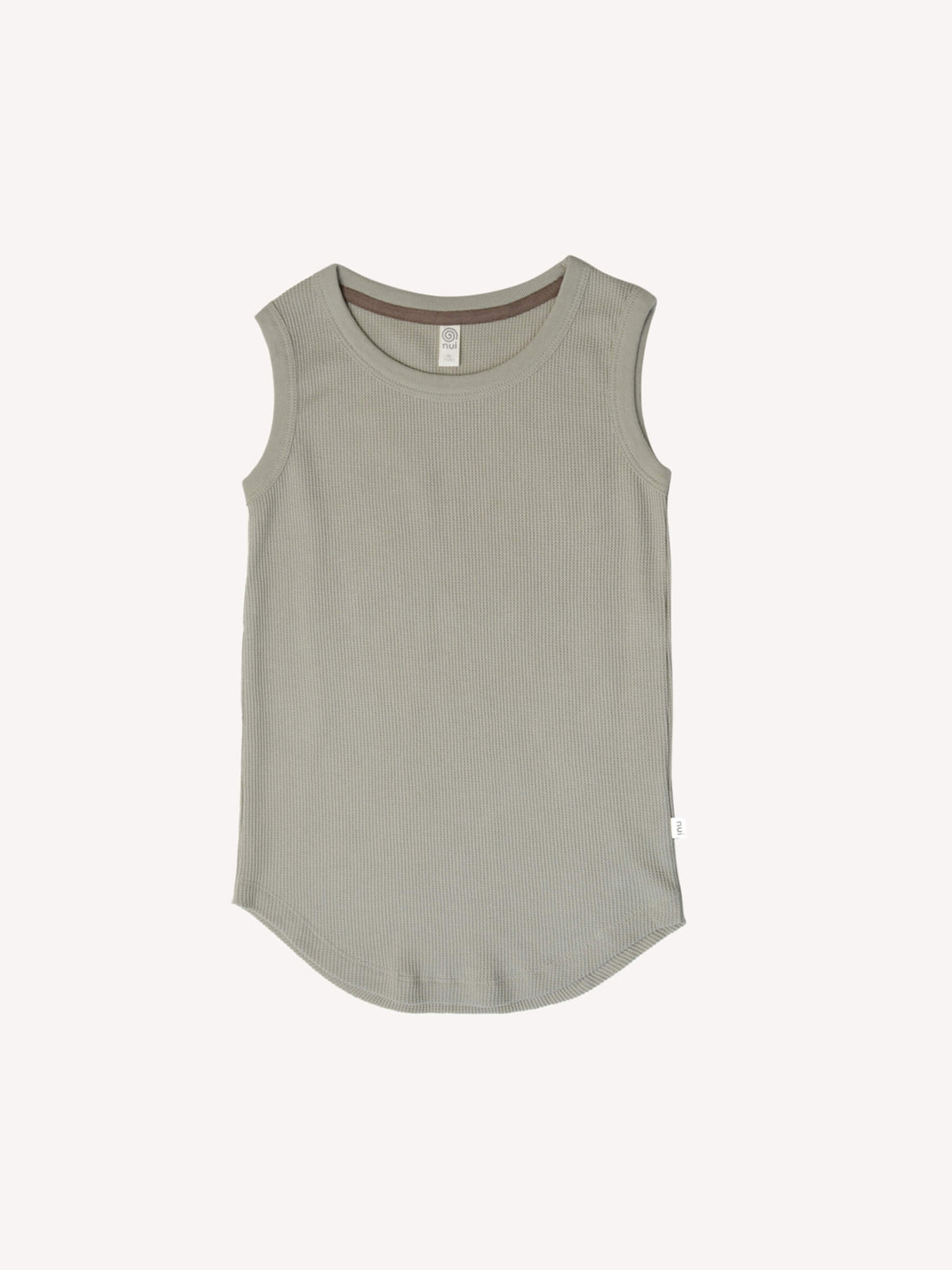 Waffle Singlet Stone