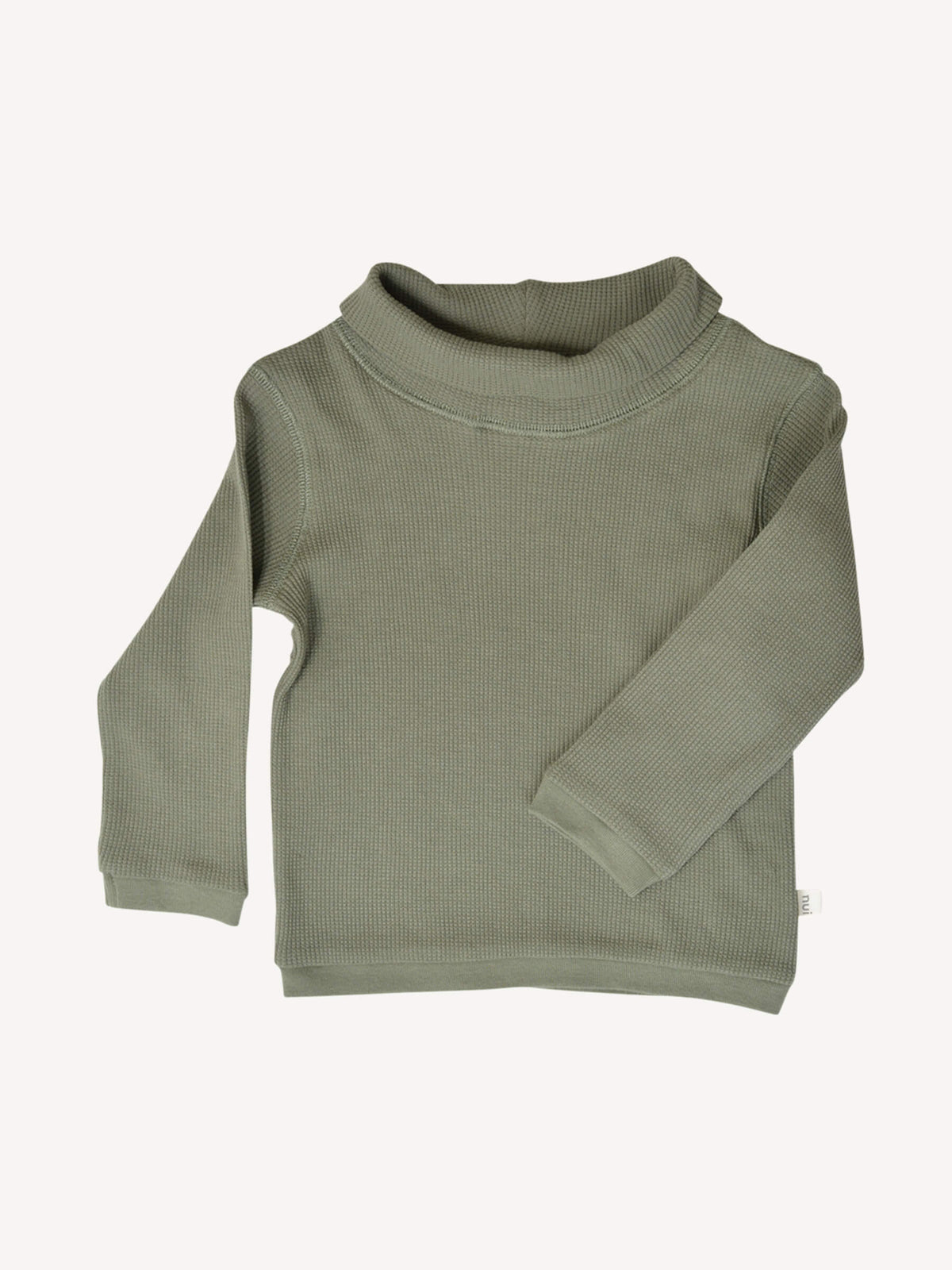 Waffle Baby Skivvy Moss